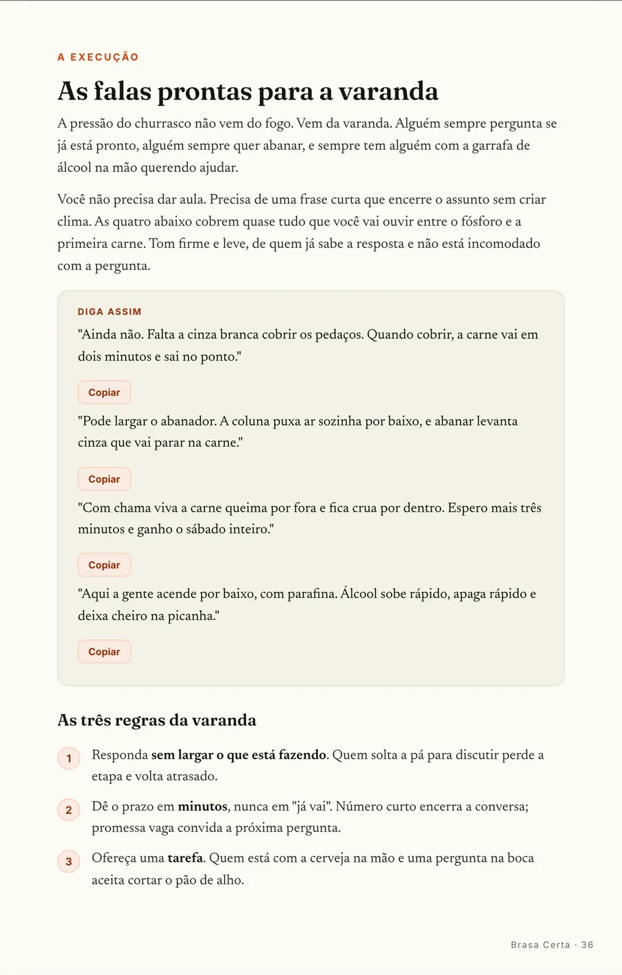 Falas prontas: O que a varanda pergunta, e o que você responde sem largar a pá